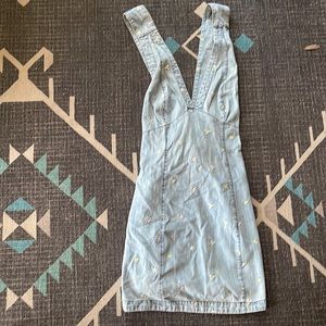 Free People Corrine Denim shift dress